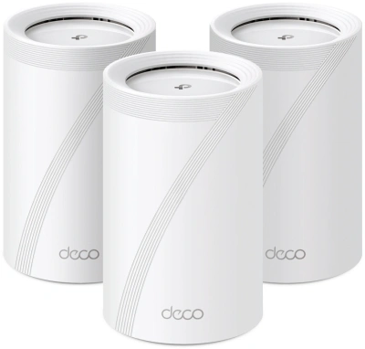Бесшовный Mesh роутер TP-Link Deco BE65 BE9300 100/1000/2500BASE-T белый (упак.:3шт)