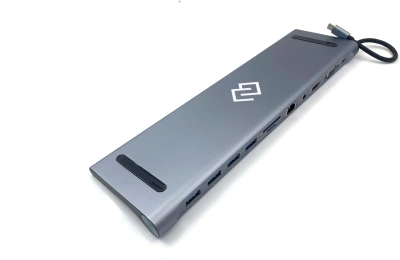 Стыковочная станция Digma DS-950 USB Type-C серый 1xHDMI 1xVGA 1xRJ-45 1xUSB Type-C 1xUSB 3.0 4xUSB