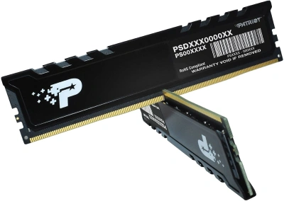 Память DDR5 2x8GB 4800MHz Patriot PSP516G4800KH1 Signature Premium RTL PC5-38400 CL40 DIMM UDIMM 288-pin 1.1В kit single rank с радиатором Ret