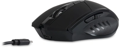 Мышь Оклик 780GW черный оптическая 3200dpi беспров. USB для ноутбука 6but (1903012)