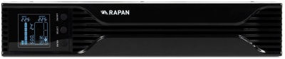 Источник бесперебойного питания Бастион Rapan-UPS 1000-Rack-IN-2X9-E 700Вт 1000ВА черный