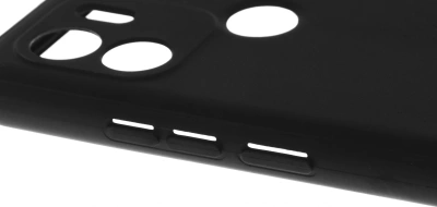 Чехол (клип-кейс) BoraSCO для Xiaomi Redmi A1+ Silicone Case черный (70938)