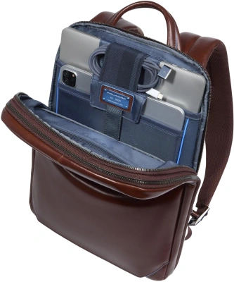 Рюкзак Piquadro Blue Square CA6311B2/MO коричневый натур.кожа