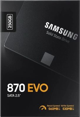 Накопитель SSD Samsung SATA-III 250GB MZ-77E250B/AM 870 EVO 2.5"