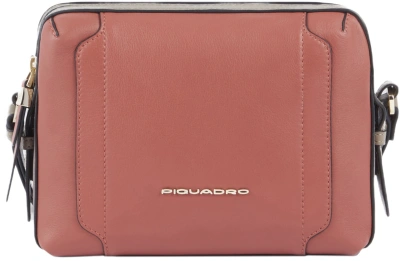 Сумка кросс-боди женская Piquadro Circle BD4870W92/ARTM коралловая/кофейная натур.кожа
