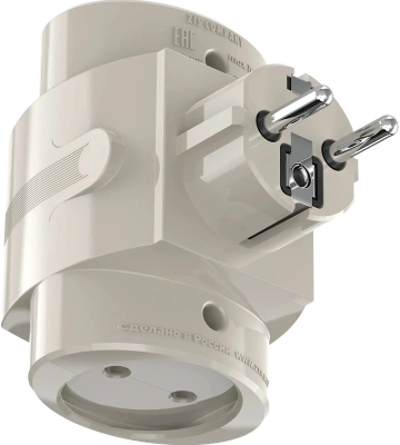 Сетевой разветвитель Pilot TR (3 розетки) белый (коробка)