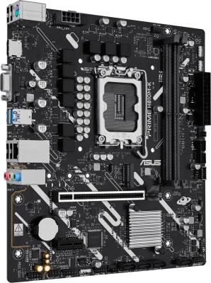 Материнская плата Asus PRIME H810M-K Soc-1851 Intel H810 2xDDR5 mATX AC`97 8ch(7.1) GbLAN RAID+VGA+HDMI