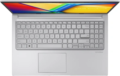 Ноутбук Asus Vivobook 15 X1504VA-BQ4060 Core 3 100U 16Gb SSD512Gb Intel Graphics 15.6" IPS FHD (1920x1080) без ОС silver WiFi BT Cam (90NB13Y2-M03600)