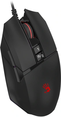Мышь A4Tech Bloody W65 Max Mini черный оптическая 12000dpi USB 9but (W65 MAX MINI STONE BLACK)