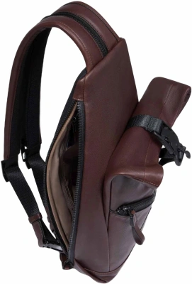 Рюкзак слинг Piquadro Harper CA6784AP/TM коричневый натур.кожа