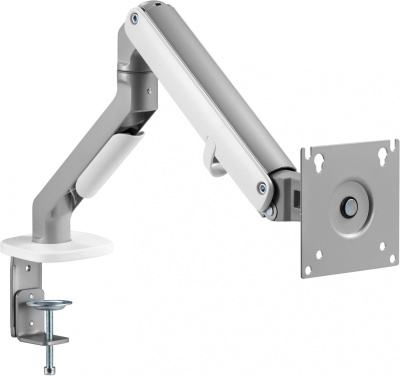 Кронштейн для мониторов Ultramounts UM734SIL серый/серебристый 17"-27" макс.7кг крепление к столешнице поворот и наклон