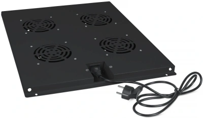 Модуль вентиляторный Cabeus (TRAY-80-BK) 4 вент. черный