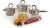 Ковш Rondell Flamme RDS-027 1л. d=14см (с крышкой) стальной Ковш Rondell Flamme RDS-027 1л. d=14см (с крышкой) стальной