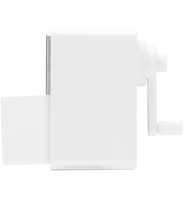 Точилка для карандашей механическая Deli 71160White 1 отверстие пластик белый