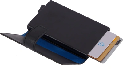 Чехол для кредитных карт Piquadro Urban PP5649UB00R/NGR черный/серый натур.кожа