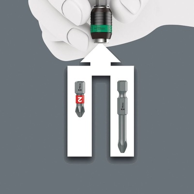 Набор отверток Wera Kraftform Kompakt Turbo Imperial 1 в компл.:19 предметов (WE-057483)