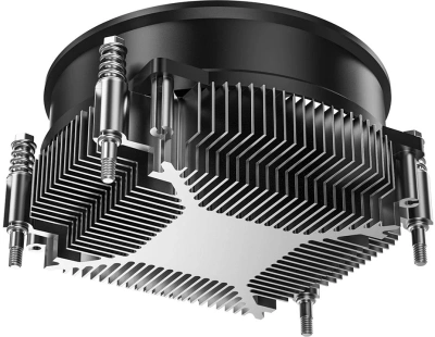 Устройство охлаждения(кулер) ID-Cooling DK-17A нет подсветки Soc-AM5/AM4 серебристый/черный 4-pin 25.8dB Al 65W 300gr Ret