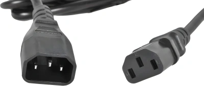 Шнур питания Rem R-10-Cord-C13-C14-3 C13-С14 проводник.:3x1мм2 3м 220В 10А (упак.:1шт) черный