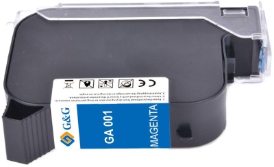 Картридж струйный G&G GA-001M пурп.пигм. (42мл) для G&G GG-HH1001 с чипом