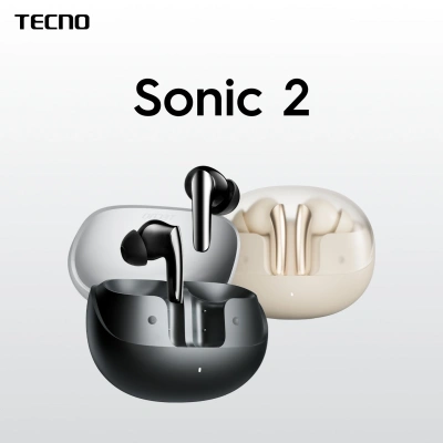 Гарнитура внутриканальные Tecno Sonic 2 SC02 черный беспроводные bluetooth в ушной раковине (SC02 BLACK)