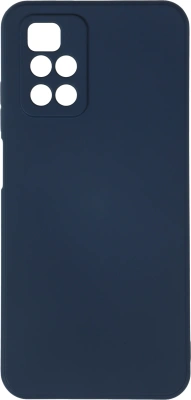Чехол (клип-кейс) BoraSCO для Xiaomi Redmi 10 Microfiber Case синий (40473)