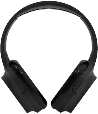 Гарнитура накладные Digma BT-18 черный беспроводные bluetooth оголовье (BT18B)