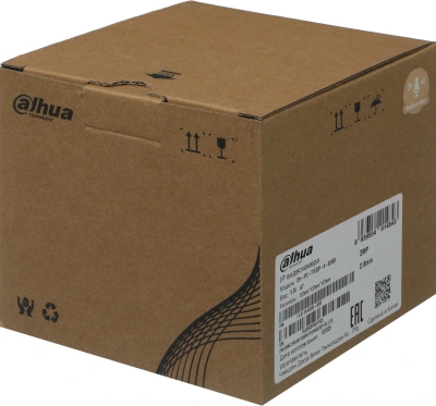 Камера видеонаблюдения IP Dahua DH-IPC-T1E20P-A-0280B 2.8-2.8мм цв. корп.:белый