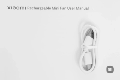 Вентилятор настольный Xiaomi Rechargeable Mini Fan 10Вт скоростей:4 белый