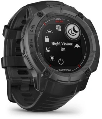 Смарт-часы Garmin Instinct 2X Solar Tactical Edition 50мм 1" MIP корп.черный рем.черный (010-02805-03)