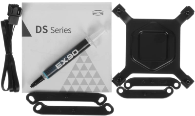 Система водяного охлаждения PcCooler DS360 Display ARGB Soc-AM5/AM4/1200/1700/1851 черный 4-pin 39.8dB Al LCD 310W Ret (DS360-BKAWXY-GL)