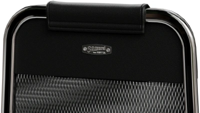 Кресло Метта Samurai SL-1 черный сиденье черный сет./экокожа с подголов. крестов. алюминий хром