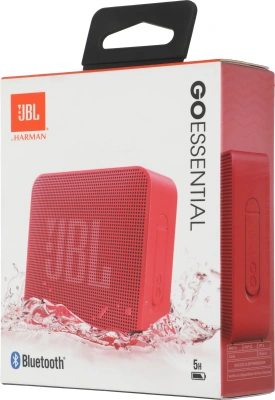 Колонка порт. JBL Go Essential красный 3.2W 1.0 BT 10м 730mAh (JBLGOESRED)