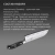 Набор ножей кухон. Victorinox Grand Maitre Cutlery Block 7.7243.6 (7.7243.6) компл.:6предм. с подставкой черный подар.коробка