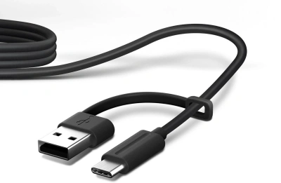 Наушники с микрофоном Jabra Evolve2 40 SE USB-C/A черный 1.5м накладные USB оголовье (24189-999-799)
