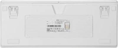 Клавиатура MSI GK600 механическая белый/синий USB беспроводная BT/Radio Multimedia for gamer LED (S11-43RUP01-HH9) кабель 1.8м