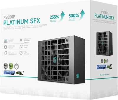 Блок питания Deepcool SFX 850W PS850P (20+4pin) APFC 92mm fan 6xSATA Cab Manag RTL