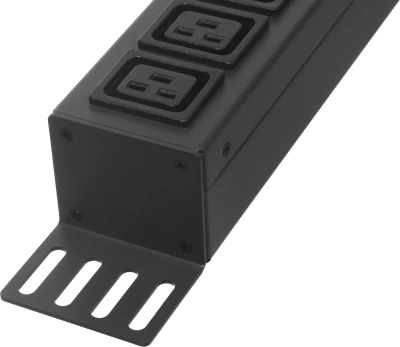 Блок распределения питания Lanmaster TWT-PDVMT1-6X36-32A верт.размещ. 6xC19 36xC13 с мониторингом 32A IEC 309 3м