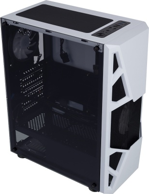 Корпус Formula CL-3303W RGB белый без БП ATX 2x120mm 2xUSB2.0 1xUSB3.0 audio bott PSU