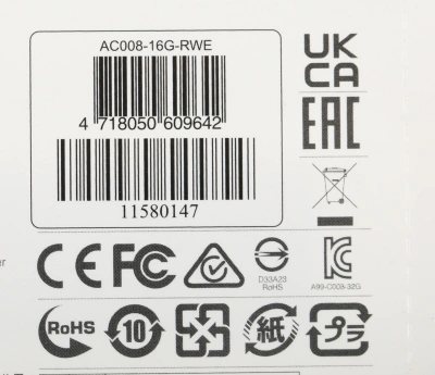 Флеш Диск A-Data 16Gb Classic C008 AC008-16G-RWE USB2.0 белый/синий