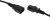 Шнур питания Hyperline PWC-IEC13-IEC14-1.0-BK C13-С14 проводник.:3x0.75мм2 1м 230В 10А (упак.:1шт) черный
