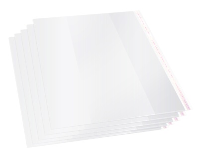 Обложка Silwerhof 382176 Монстрики для учебника с липк.сл. (набор 10шт) ПП 70мкм гладкая прозр. 280х450мм