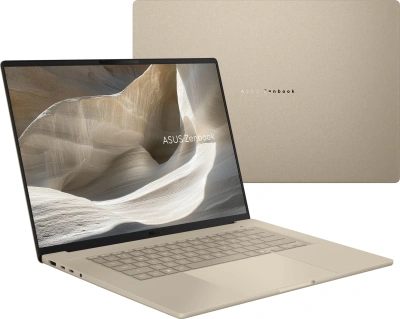 Ноутбук Asus Zenbook A16 UX3607OA-SQ020W Snapdragon X2 Elite Extreme 48Gb SSD1Tb Qualcomm Adreno 16" OLED 3K (2880x1800) Windows 11 Home beige WiFi BT Cam Bag (90NB17W1-M003U0)