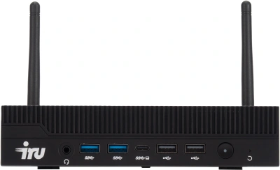Неттоп IRU Tactio 310H6ITF i3 14100 (3.5) 8Gb SSD256Gb UHDG 730 Windows 11 Pro GbitEth WiFi BT 120W черный (RUS) (2176177)