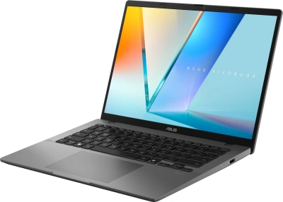 Ноутбук Asus VivoBook S14 S3407AA-SF075 Core Ultra 7 355 32Gb SSD1Tb Intel Graphics 14" OLED WUXGA (1920x1200) без ОС grey WiFi BT Cam (90NB1762-M004J0)