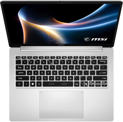 Ноутбук MSI Modern 14S AI+ G3MG-011XRU Core Ultra 5 322 16Gb SSD512Gb Intel Graphics 14" OLED FHD+ (1920x1200) без ОС silver WiFi BT Cam (9S7-14U212-011)