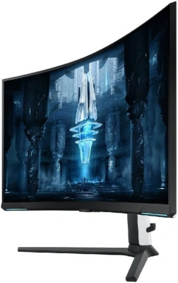 Монитор Samsung 32" Odyssey Neo G8 S32BG850NMXUE белый VA LED 16:9 HDMI полуматовая HAS Piv 1000000:1 350cd 178гр/178гр 3840x2160 240Hz FreeSync Premium Pro DP 4K USB 8.9кг