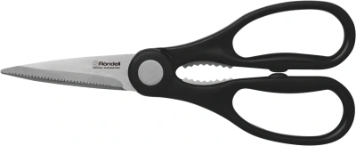 Набор ножей кухон. Rondell Dart RD-1358 компл.:5предм. подставка/ножницы черный/красный/серый подар.коробка