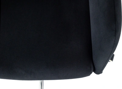 Кресло Бюрократ CH-395SL черный Alfa Black крестов. металл хром