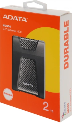 Жесткий диск A-Data USB3.0 2TB AHD650-2TU31-CBK HD650 DashDrive Durable 2.5" черный