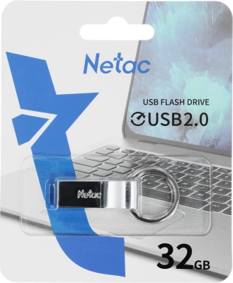 Флеш Диск Netac 32GB U275 NT03U275N-032G-20SL USB2.0 серебристый